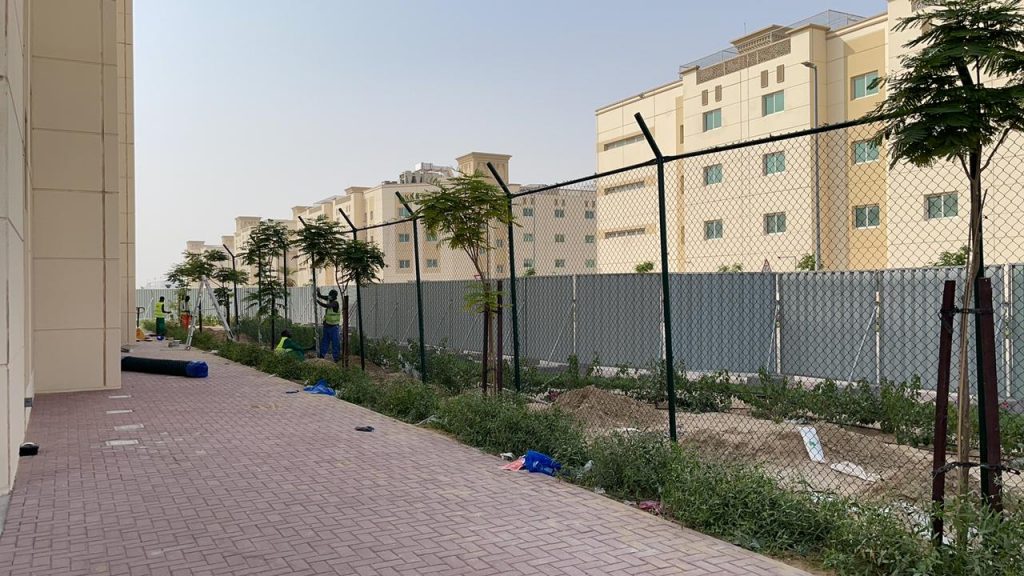 Chain Link Fence in Dubai