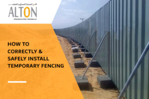 How To Correctly & Safely Install Temporary Fencing In Dubai